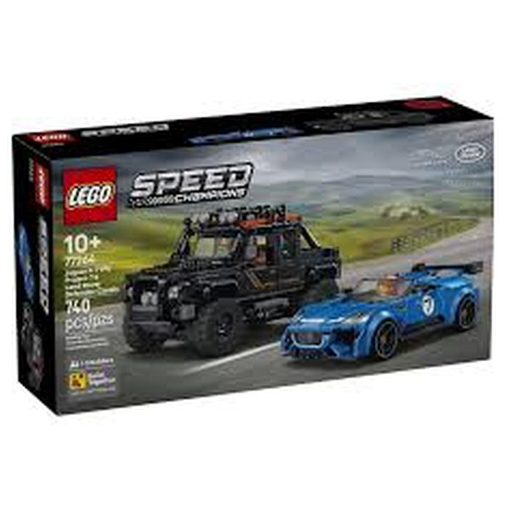 LEGO® Speed Champions Jaguar F Type Project 7 And Land Rover Defender Building Set 77264