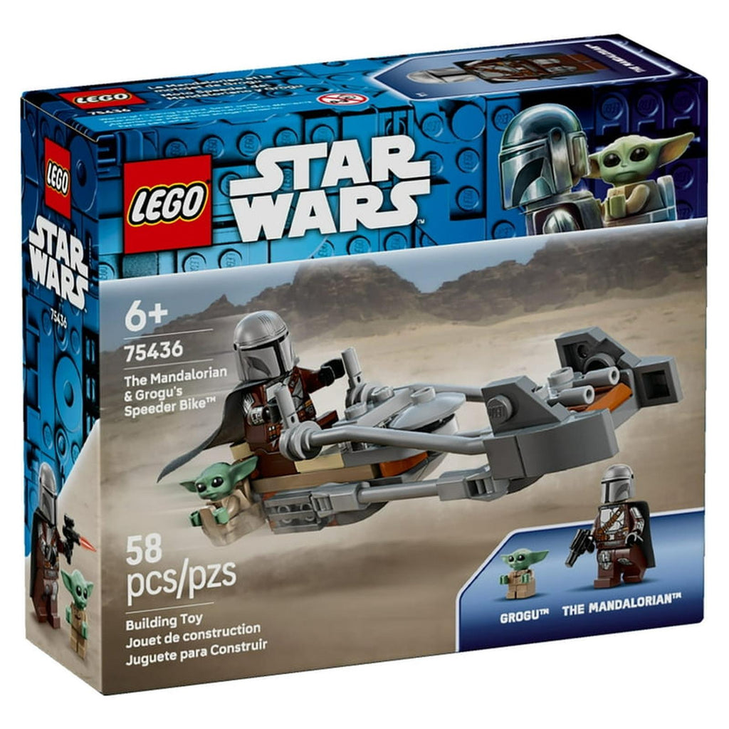 LEGO® Star Wars The Mandalorian And Grogu's Speeder Bike Building Set 75436