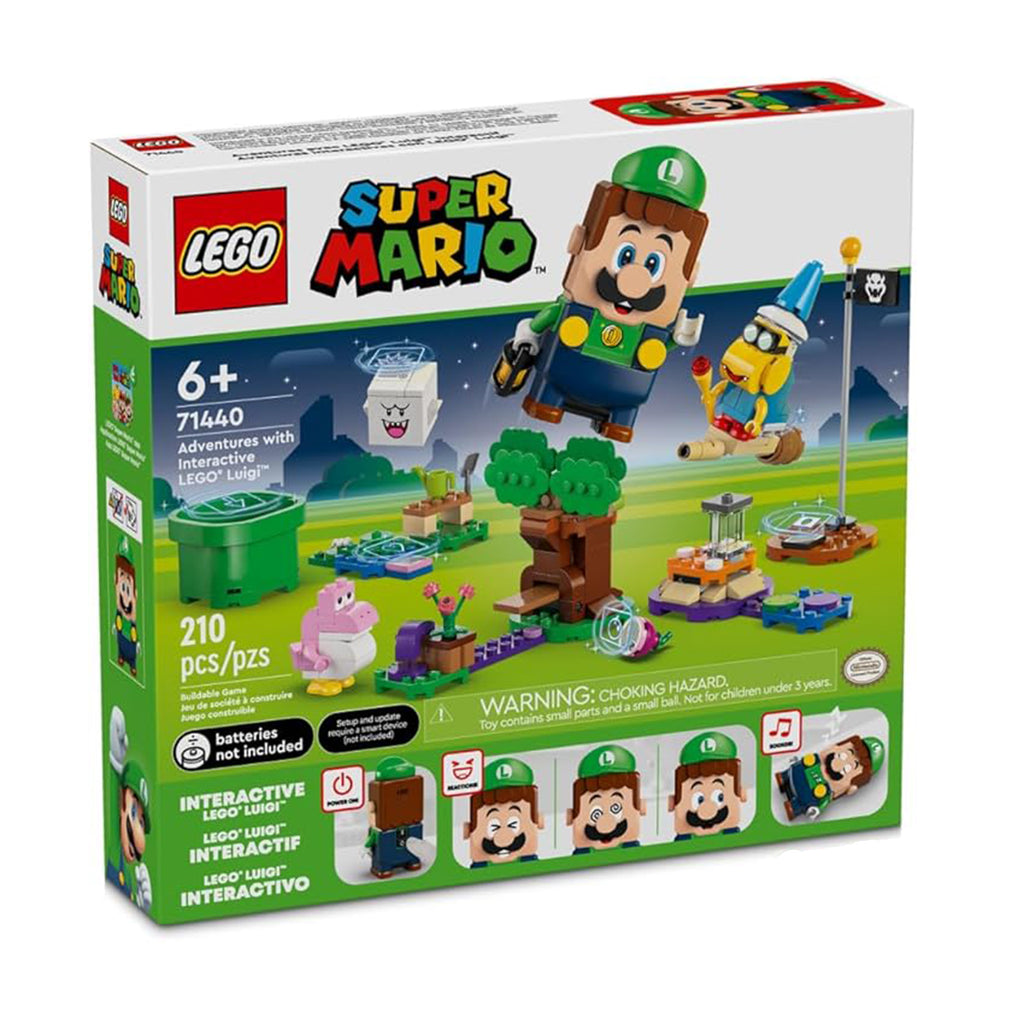 LEGO® Super Mario Adventures With Interactive LEGO Luigi Building Set 71440 - Radar Toys