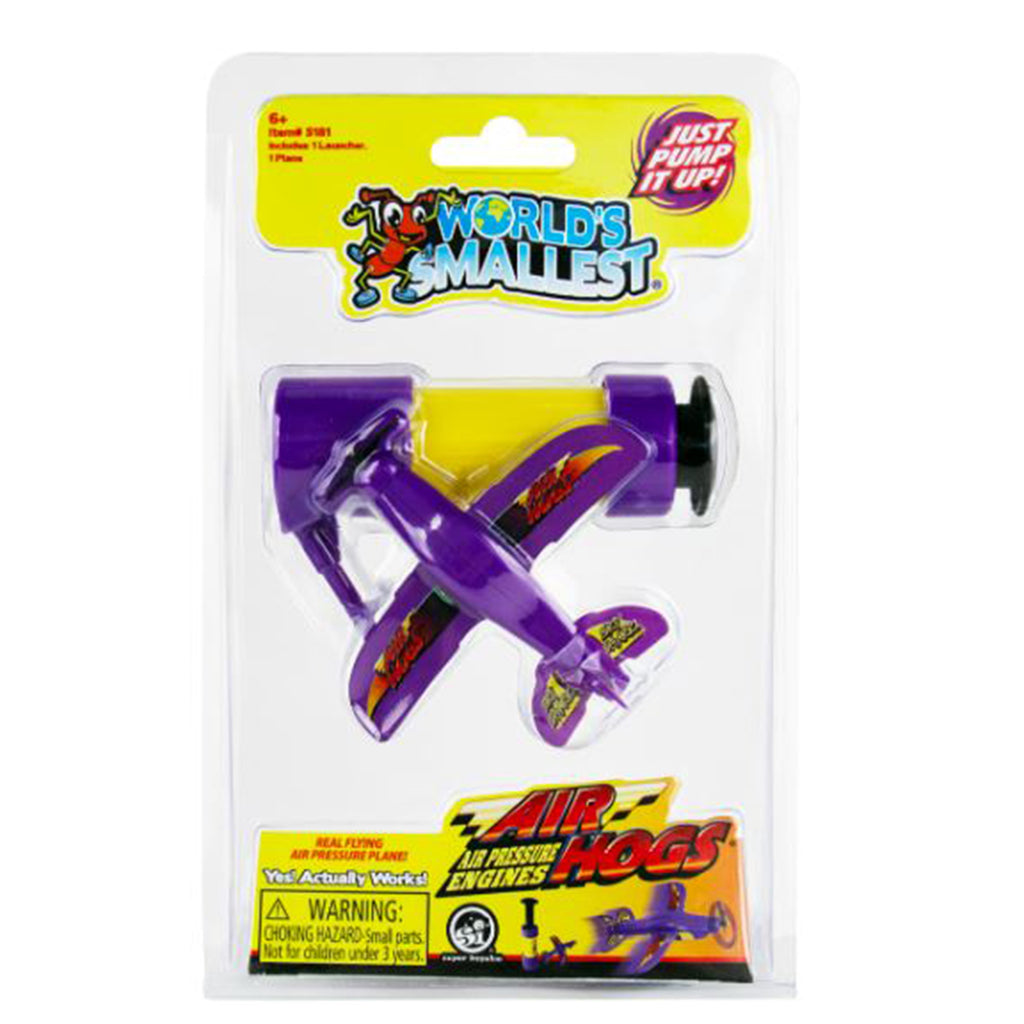Super Impulse World's Smallest Air Hogs Air Pressure Engines Plane With Launcher