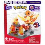 MEGA Pokemon Charmander's Fire-Type Spin Building Set - Radar Toys