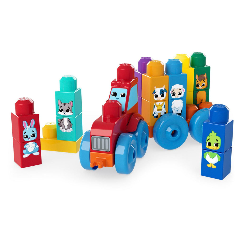 MEGA Bloks Build And Match Animal Tractor