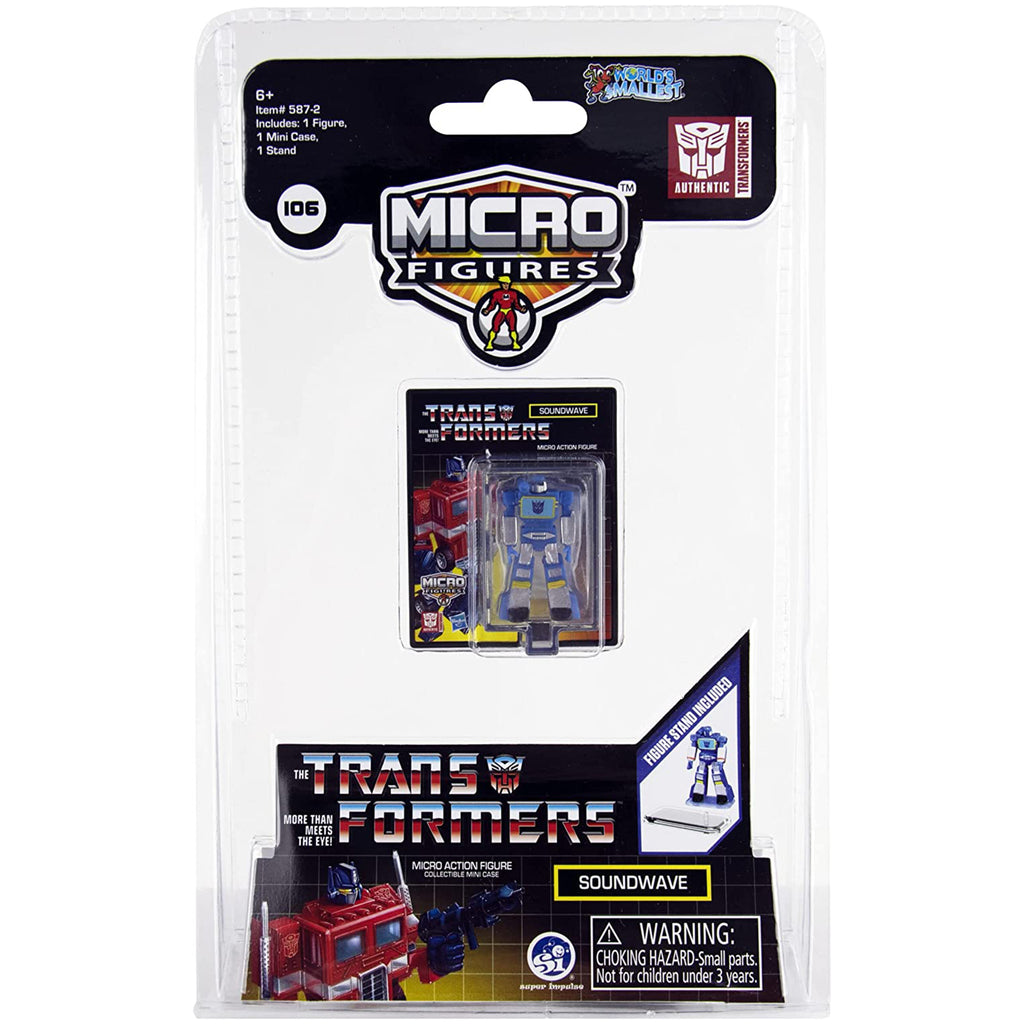 Super Impulse World's Smallest Transformers Soundwave Micro Figure - Radar Toys