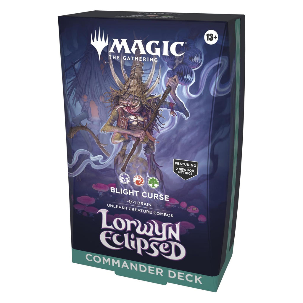 Magic The Gathering Lorwyn Eclipsed Blight Curse Commander Deck