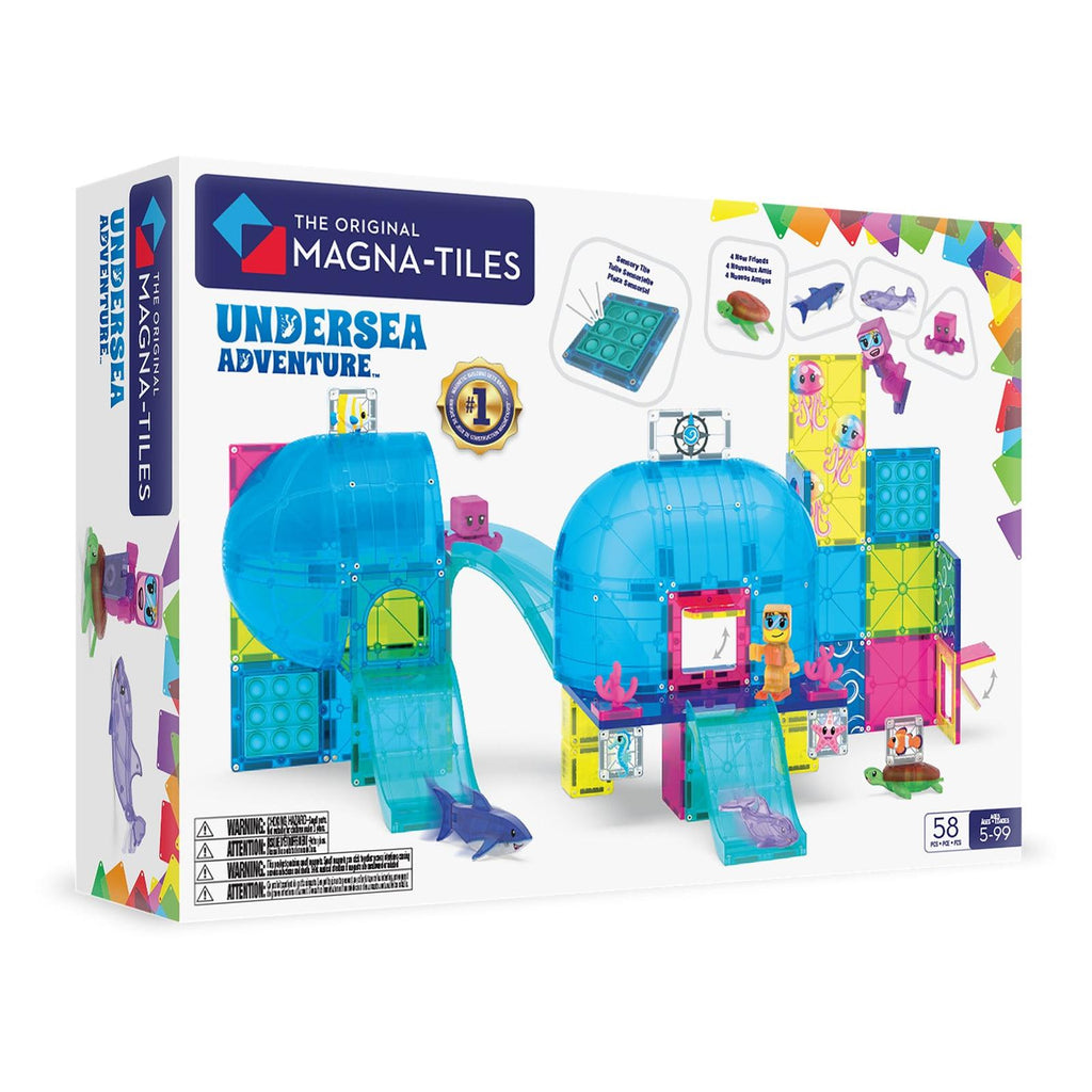 Magna-Tiles Undersea Adventure 58 Piece Building Set
