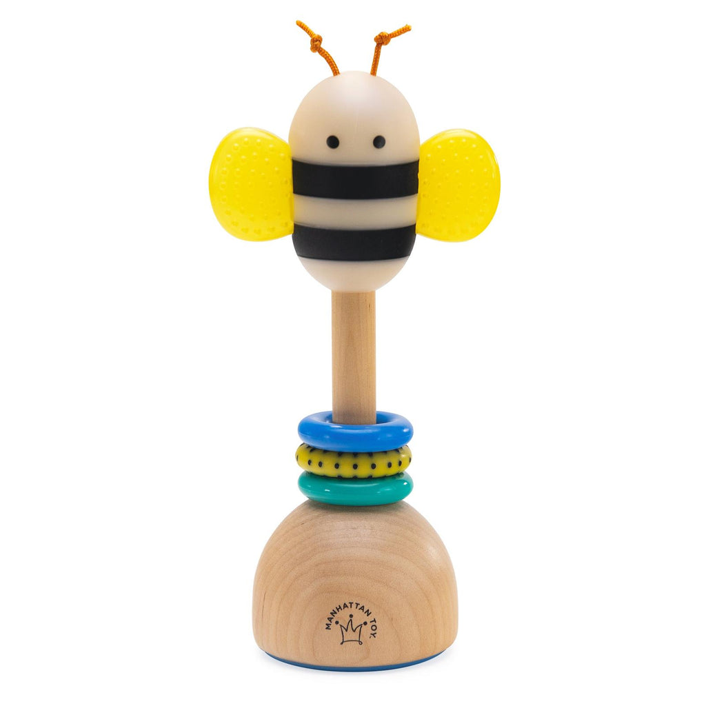 Manhattan Toys Brilliant Bee Baby Rattle - Radar Toys
