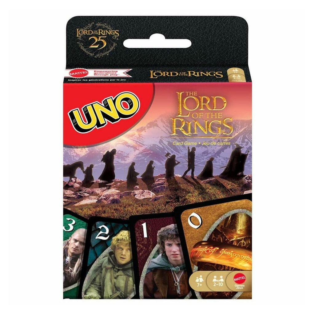 Mattel The Lord Of The Rings Uno Card Game