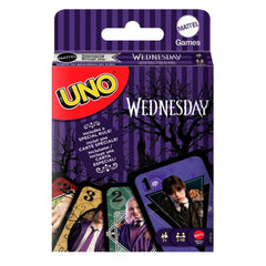 Mattel Wednesday Uno Card Game - Radar Toys