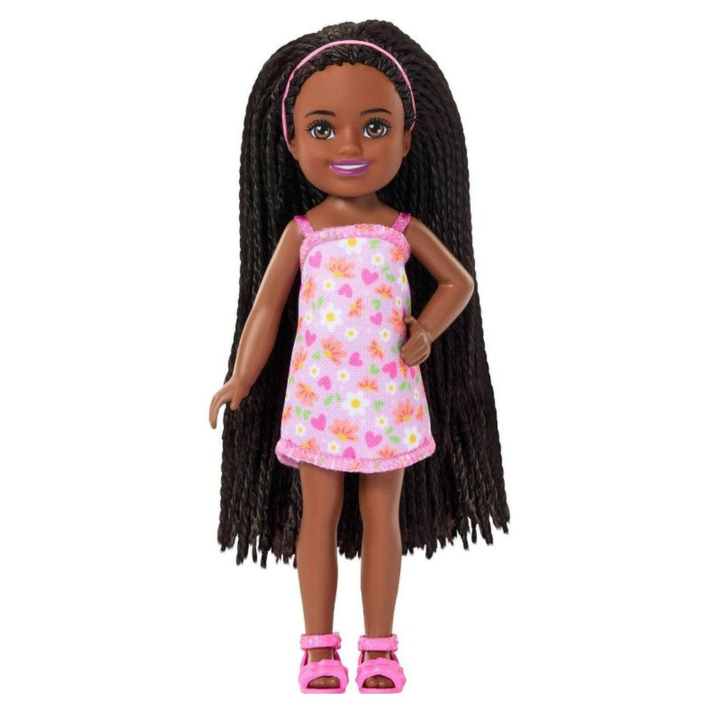 Mattel Barbie Club Chelsea Brunette Flower Dress Doll