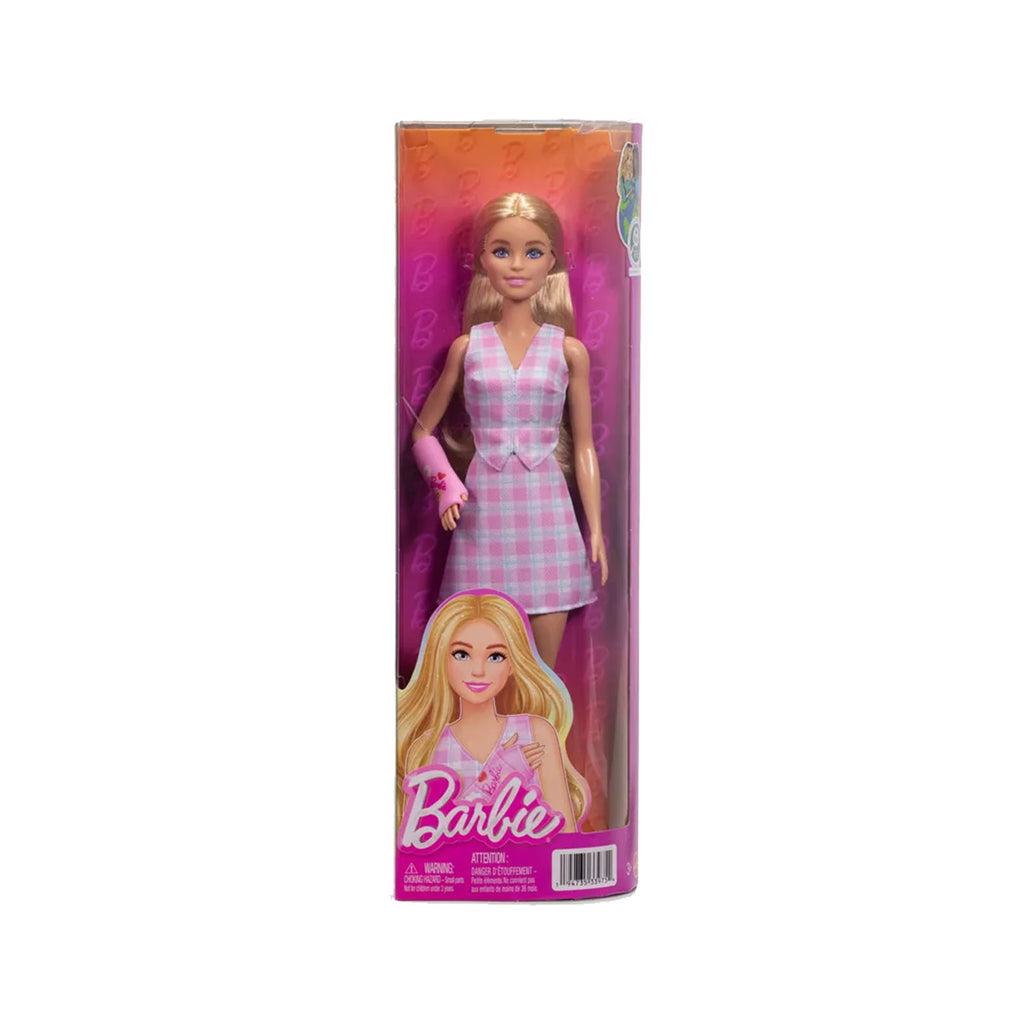 Mattel Barbie Fashionistas Blonde With Pink Cast Doll - Radar Toys