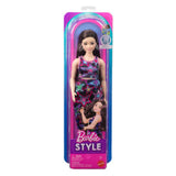 Mattel Barbie Fashionistas Brunette Star Dress Doll - Radar Toys