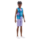 Mattel Barbie Style Brunette Turquoise And Lavender Outfit Ken Doll - Radar Toys