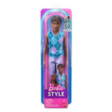 Mattel Barbie Style Brunette Turquoise And Lavender Outfit Ken Doll - Radar Toys
