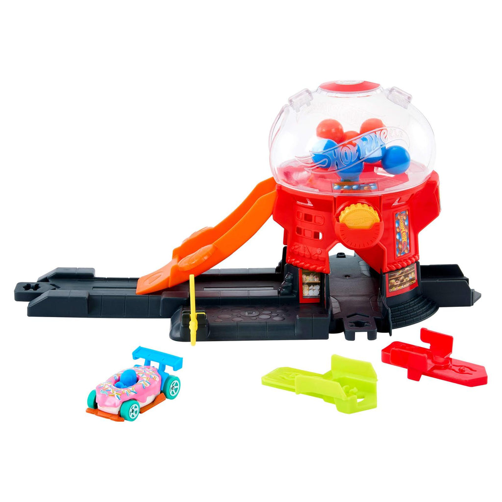 Mattel Hot Wheels City Downtown Candy Shop Set