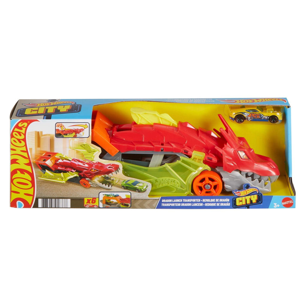 Mattel Hot Wheels City Dragon Launch Transporter