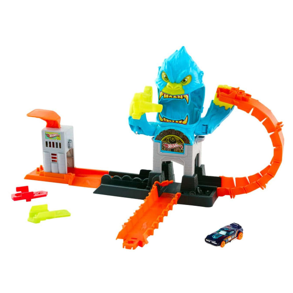 Mattel Hot Wheels City Gorilla Slam Attack Track Set