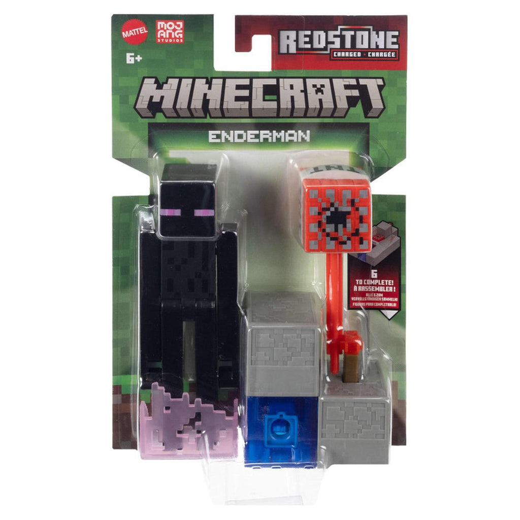 Mattel Minecraft Redstone Charged Enderman Action Figure