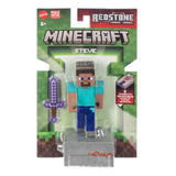 Mattel Minecraft Redstone Charged Steve Figure - Radar Toys