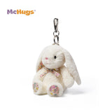 McHugs Beige Long Eared Rabbit 4 Inch Plush Bag Charm - Radar Toys