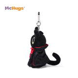 McHugs Dracula Cat 4 Inch Plush Bag Charm