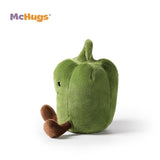 McHugs Energetic Green Pepper 6 Inch Plush Figure - Radar Toys
