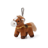McHugs Cinnamon Brown Pony 4 Inch Plush Bag Charm