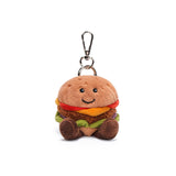 McHugs Juicy Cheese Burger 3 Inch Plush Bag Charm - Radar Toys