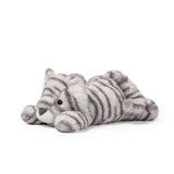 McHugs Moon White Lazy Tiger 12 Inch Plush Figure