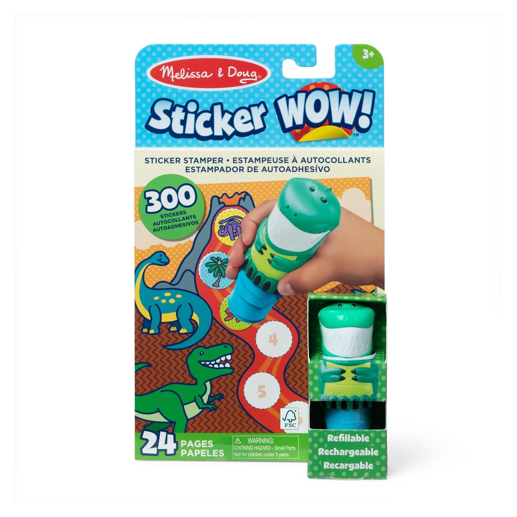 Melissa And Doug Sticker WOW! Dinosaur Activity Pad