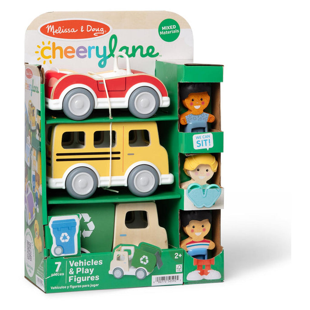 Melissa And Doug Cheery Lane Vehicles And Play Figures Set