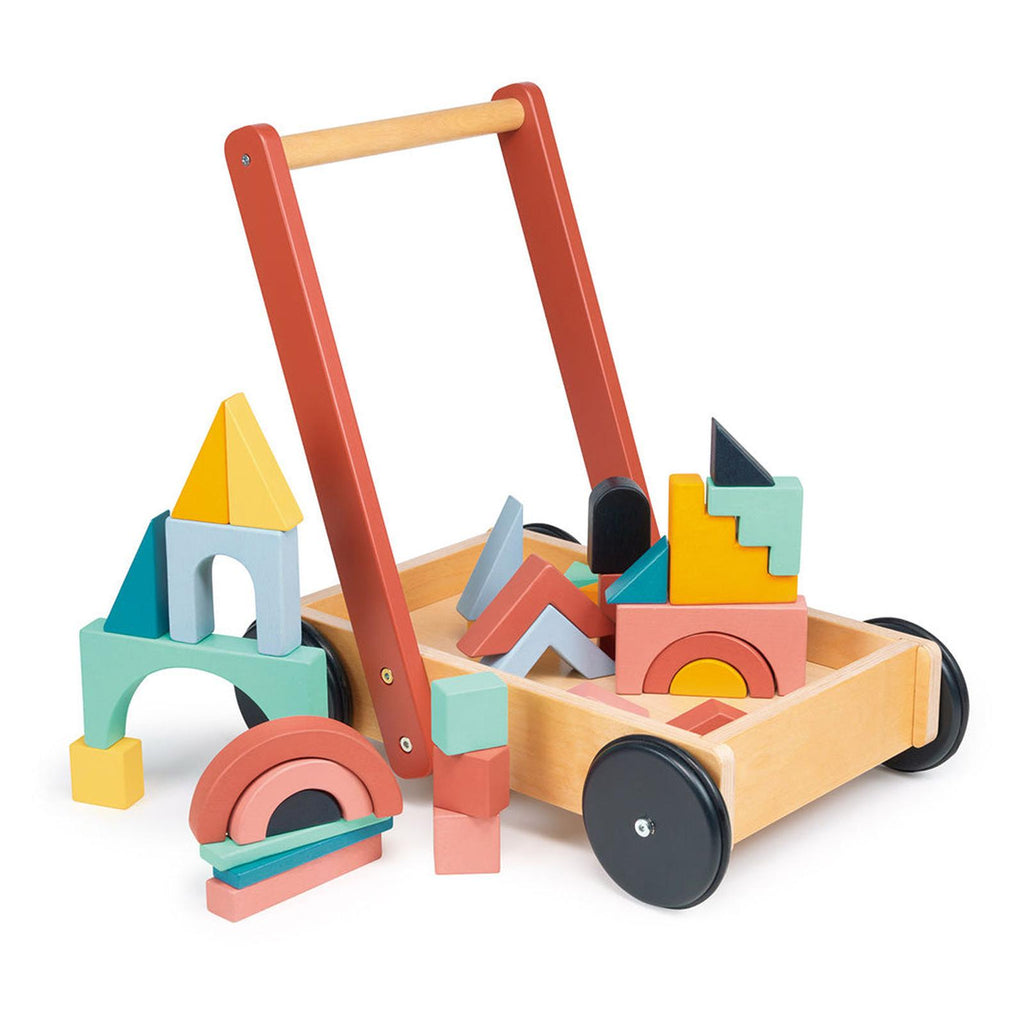 Mentari Bambino Block Trolley Activity Toy