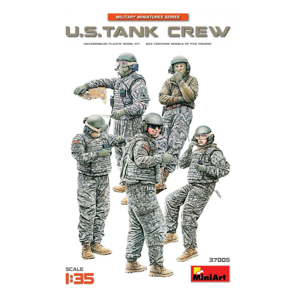 MiniArt Military Miniatures Series US Tank Crew 35th Scale Model Kit