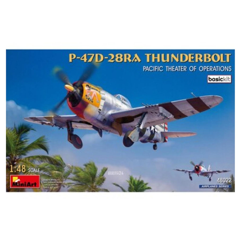 MiniArt P-47D-28RA Thunderbolt Pacific Theater of Operation 48th Scale Plastic Aircraft Model Kit