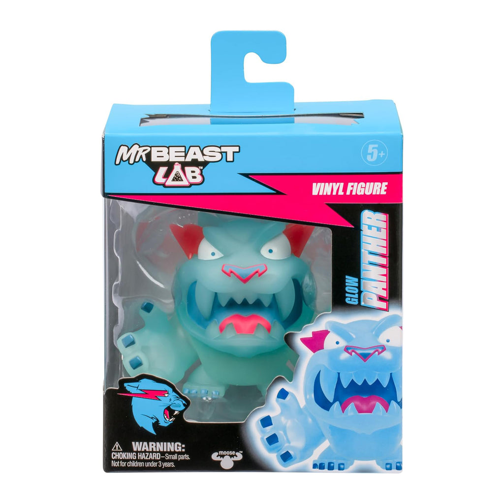 Moose Mr Beast Lab Glow Panther Vinyl Figure