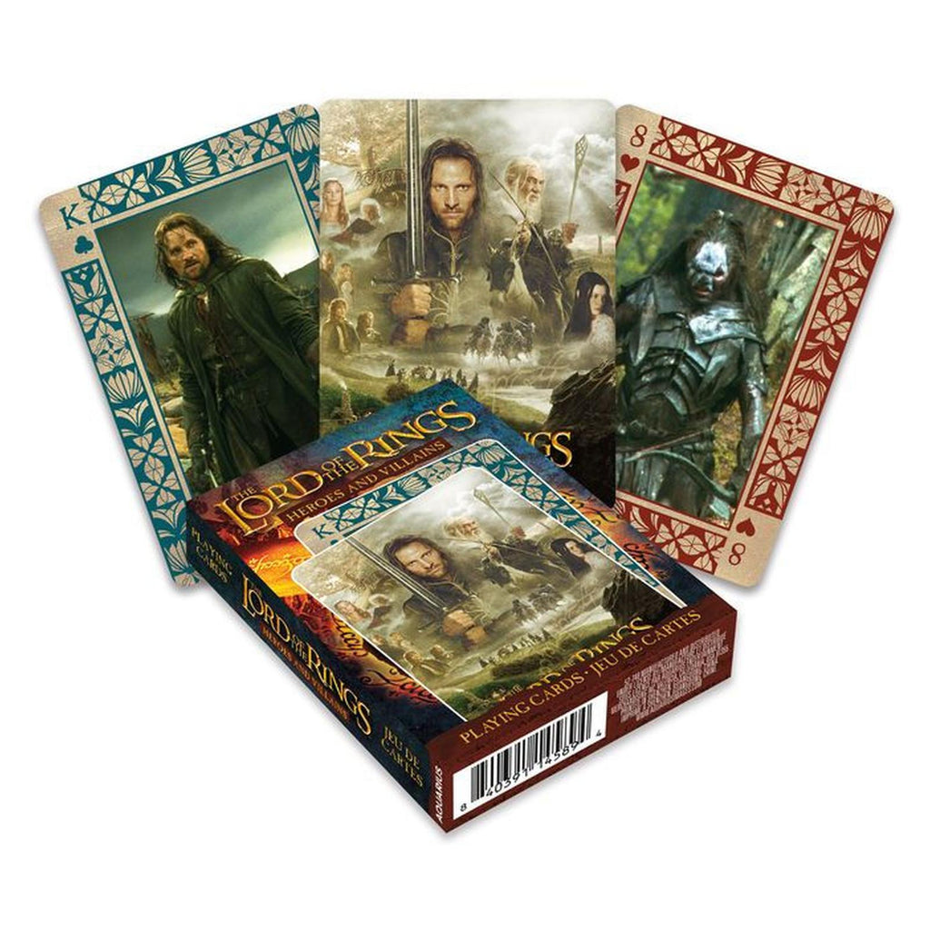 NMR Lord of the Rings Heroes And Villains Playing Cards
