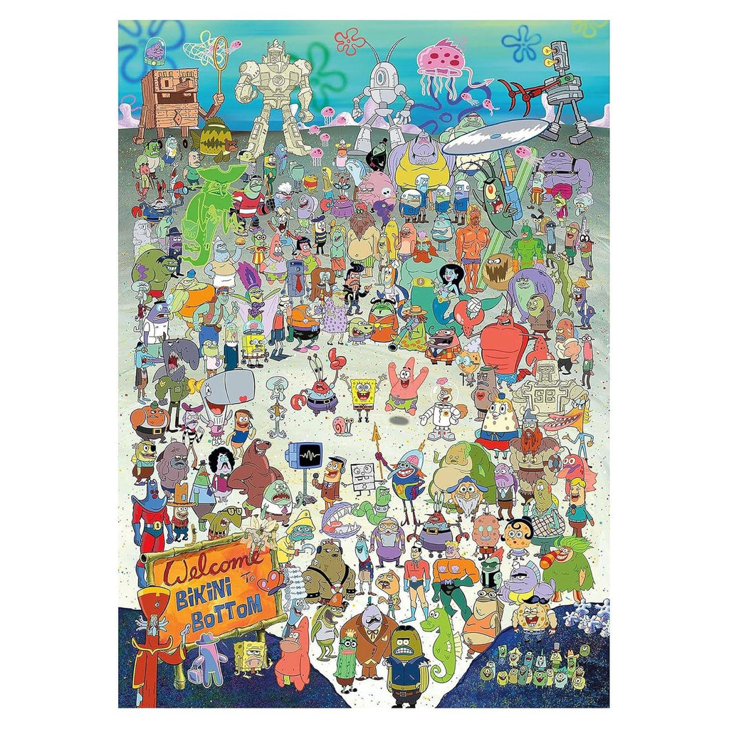 NMR SpongeBob SquarePants Cast 1000 Piece Jigsaw Puzzle