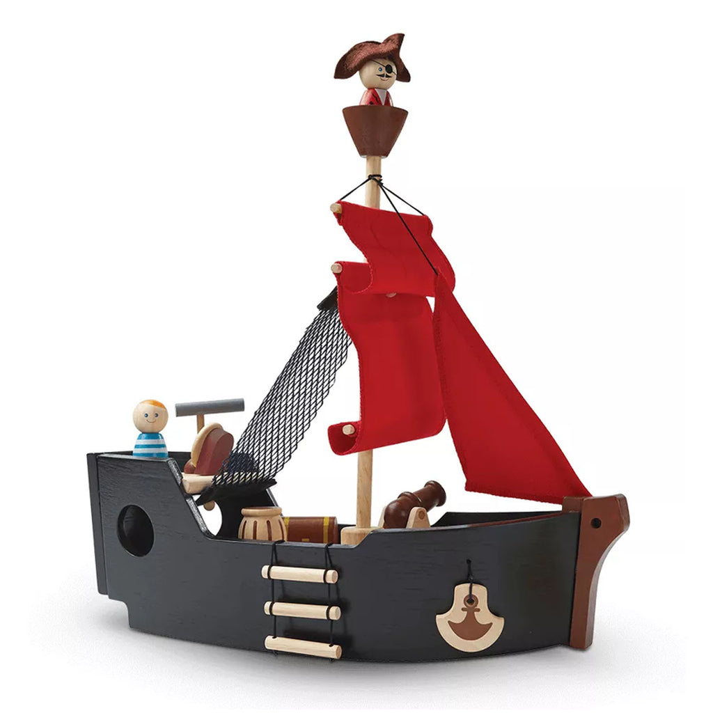 Plan Toys Pirate Ship Wooden Playset - Radar Toys