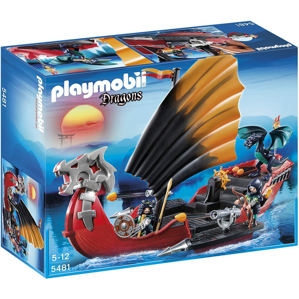 Playmobil Dragon Battle Ship Building Set 5481 - Radar Toys