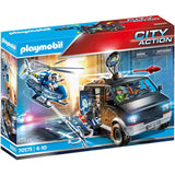 Playmobil Helicopter Pursuit With Runaway Building Set 70575 - Radar Toys