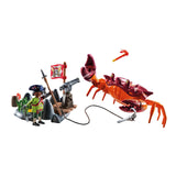 Playmobil Pirates Battle With The Giant Crab Building Set 71532 - Radar Toys