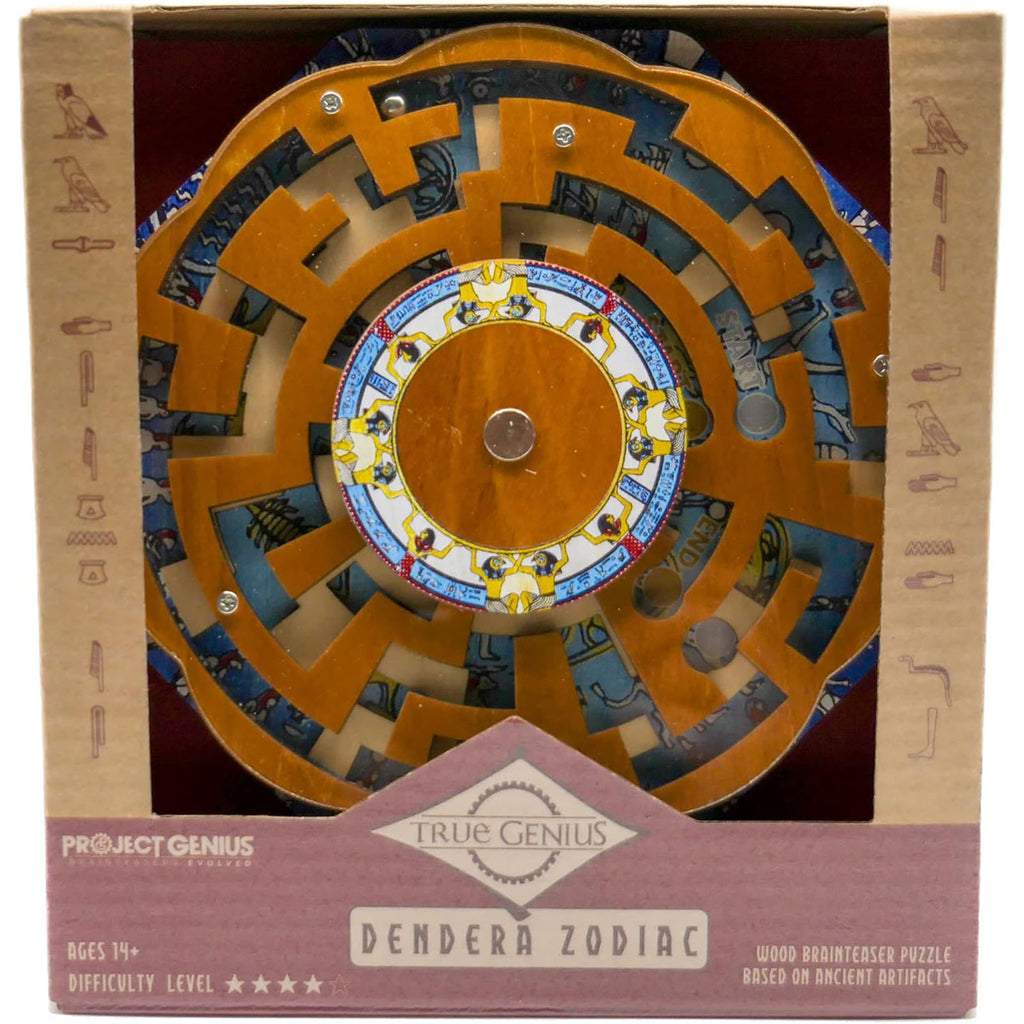 Project Genius Dendera Zodiac Wooden Brainteaser Puzzle - Radar Toys