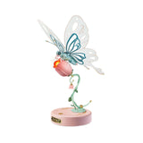 ROKR Mechanical Models Butterfly Pink Building Set - Radar Toys