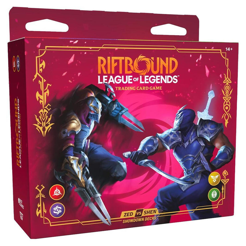 Riftbound League Of Legends Vendetta Showdown Decks Zed Vs Shen Box Set - Radar Toys