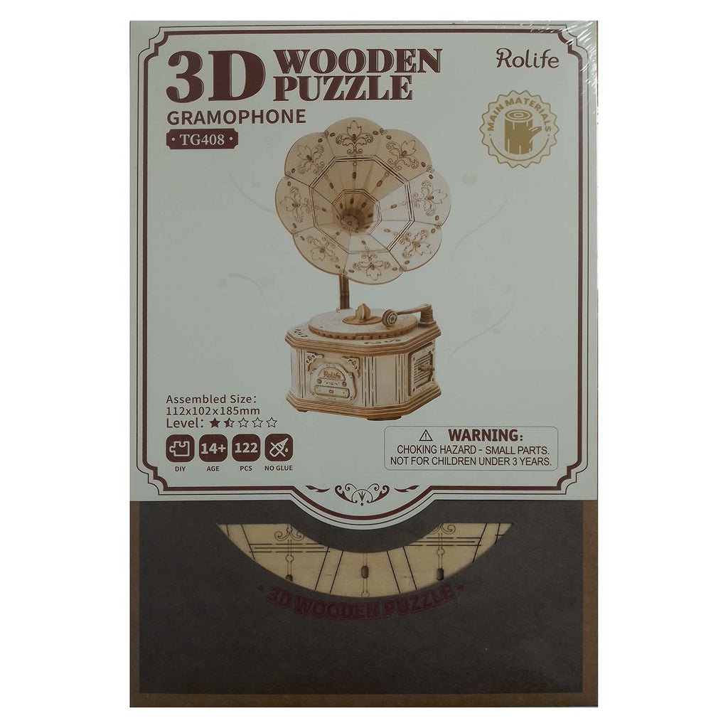 Rolife Gramophone 3D Wooden Puzzle