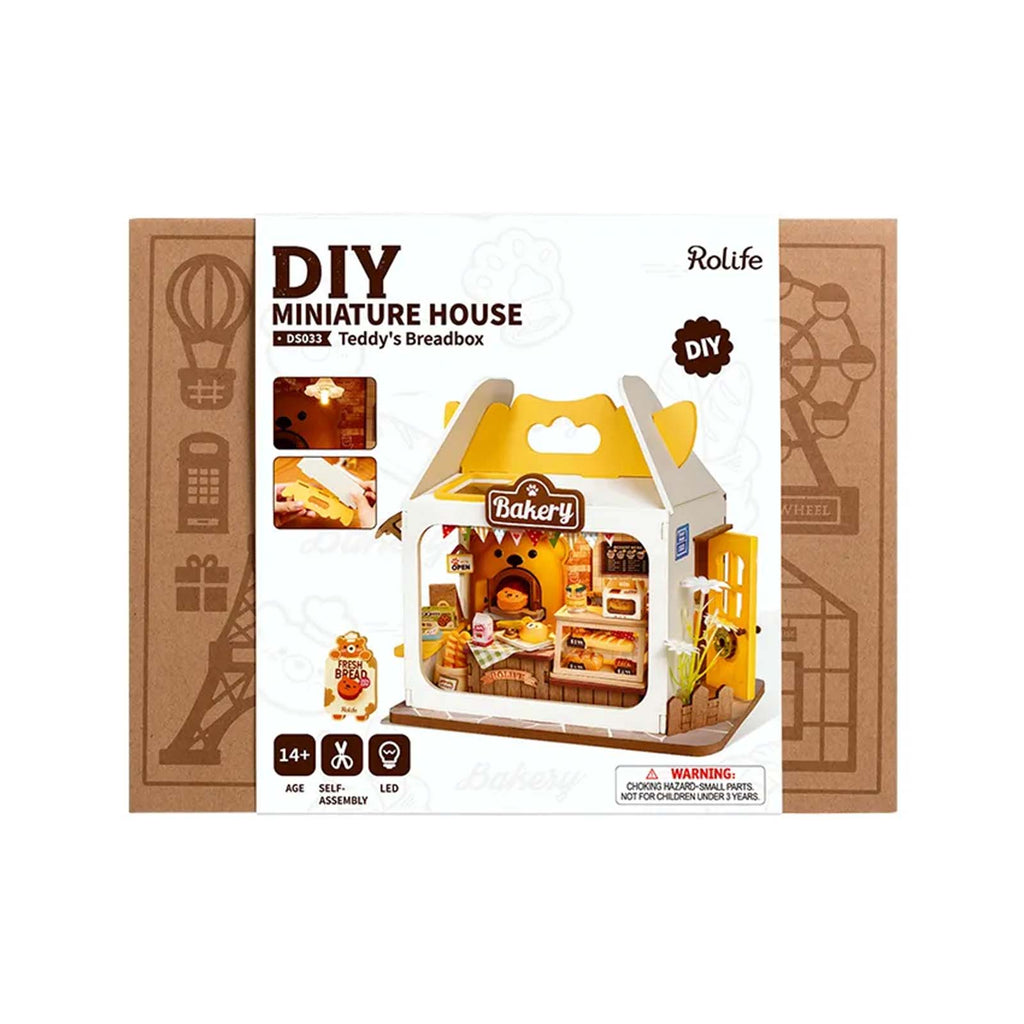 Rolife Miniature House Teddy's Breadbox Building Set