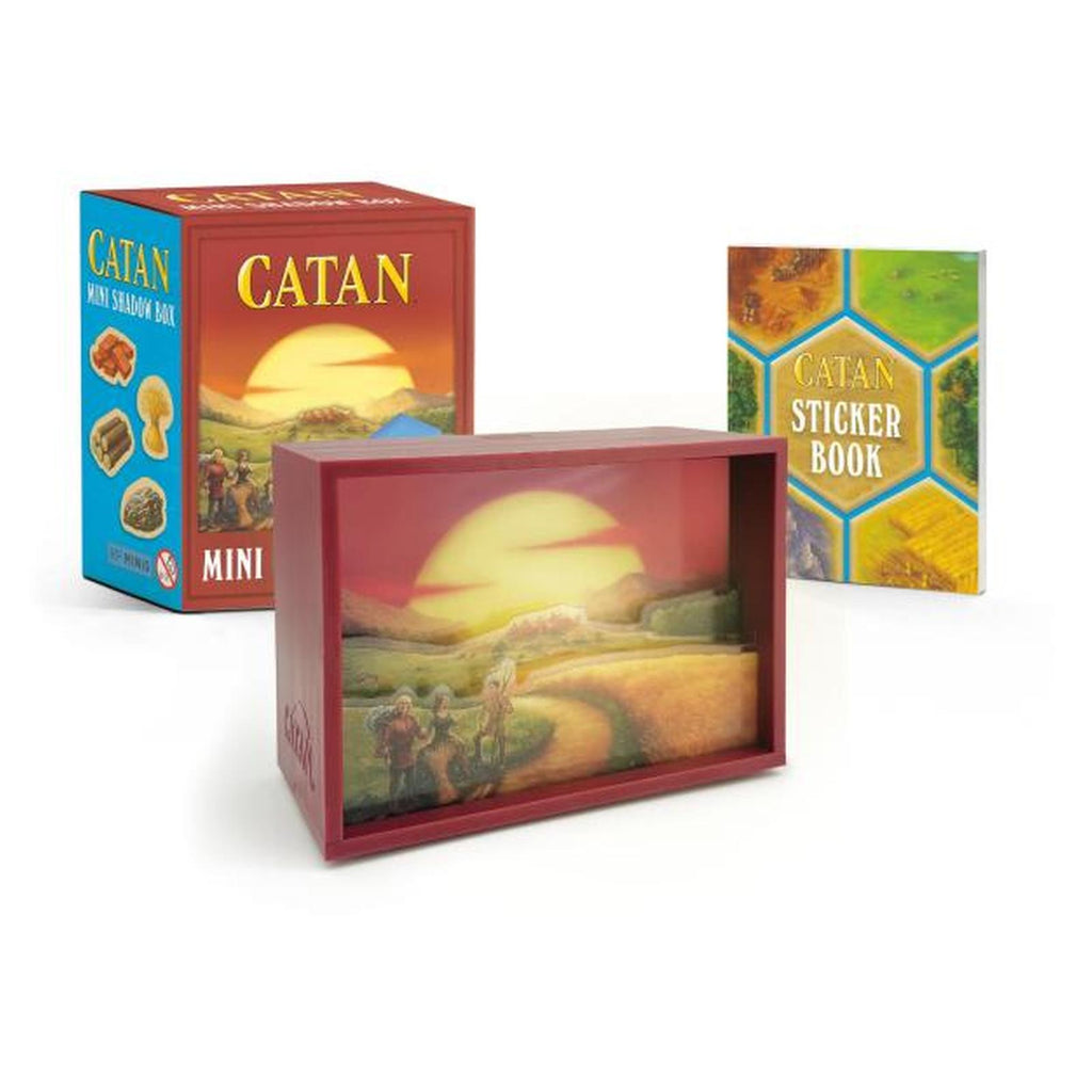 Running Press Catan Mini Shadow Box Set