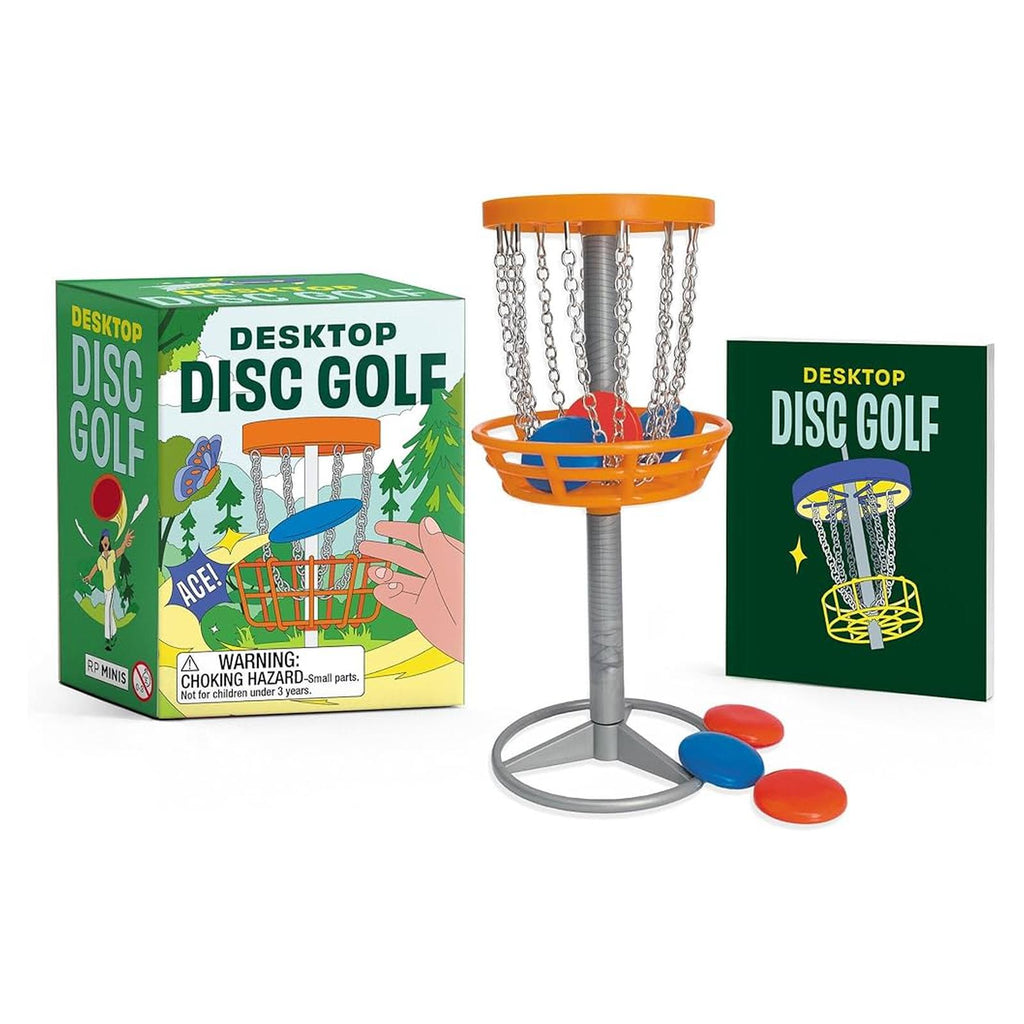 Running Press Desktop Disc Golf Set