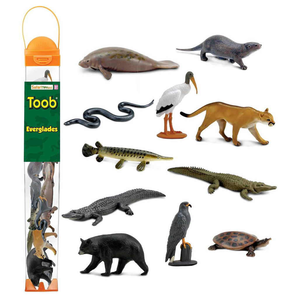 Safari Ltd Everglades Mini Animal Figures Toob - Radar Toys