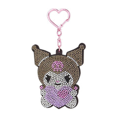 Sanrio Hello Kitty And Friends Rhinestone Kuromi Keychain Bag Clip