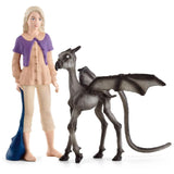 Schleich Harry Potter Luna Lovegood And Baby Thestral Figure Set - Radar Toys